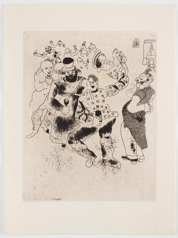MARC CHAGALL, 71 st etsningar ur upplagan om 285 exemplar på Arches/MBM/J. Perrigot-papper, 1923-1948.