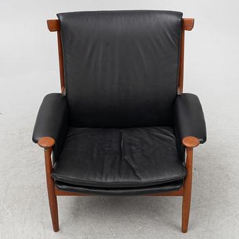 Finn Juhl, a 'Bwana' easy chair, France & Son, Denmark.