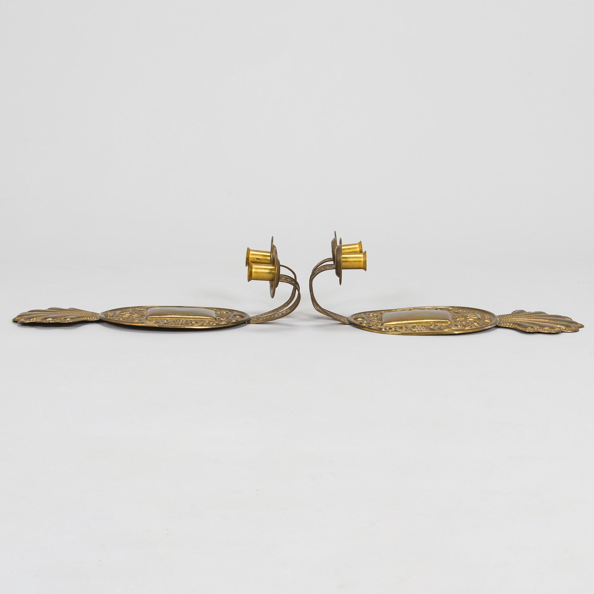 Paavo Tynell, lampettipari, malli MD 9, Taito 1930-luku.