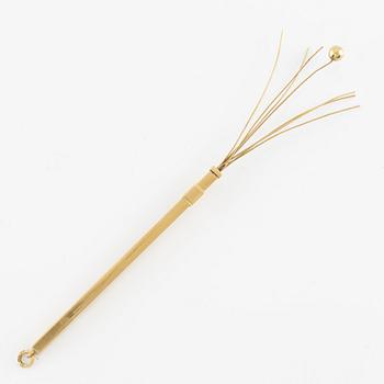 Champagne whisk, 18K gold.