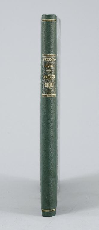 BOK, "Fröken Julie", av August Strindberg, Stockholm 1888.