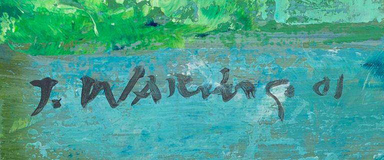 JÖRGEN WARING, a signed an dated oil on canvas.