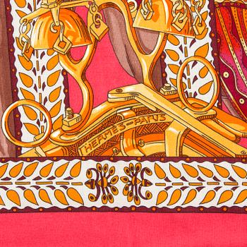 A shawl "La Danse du Cheval Marwari", Hermès.