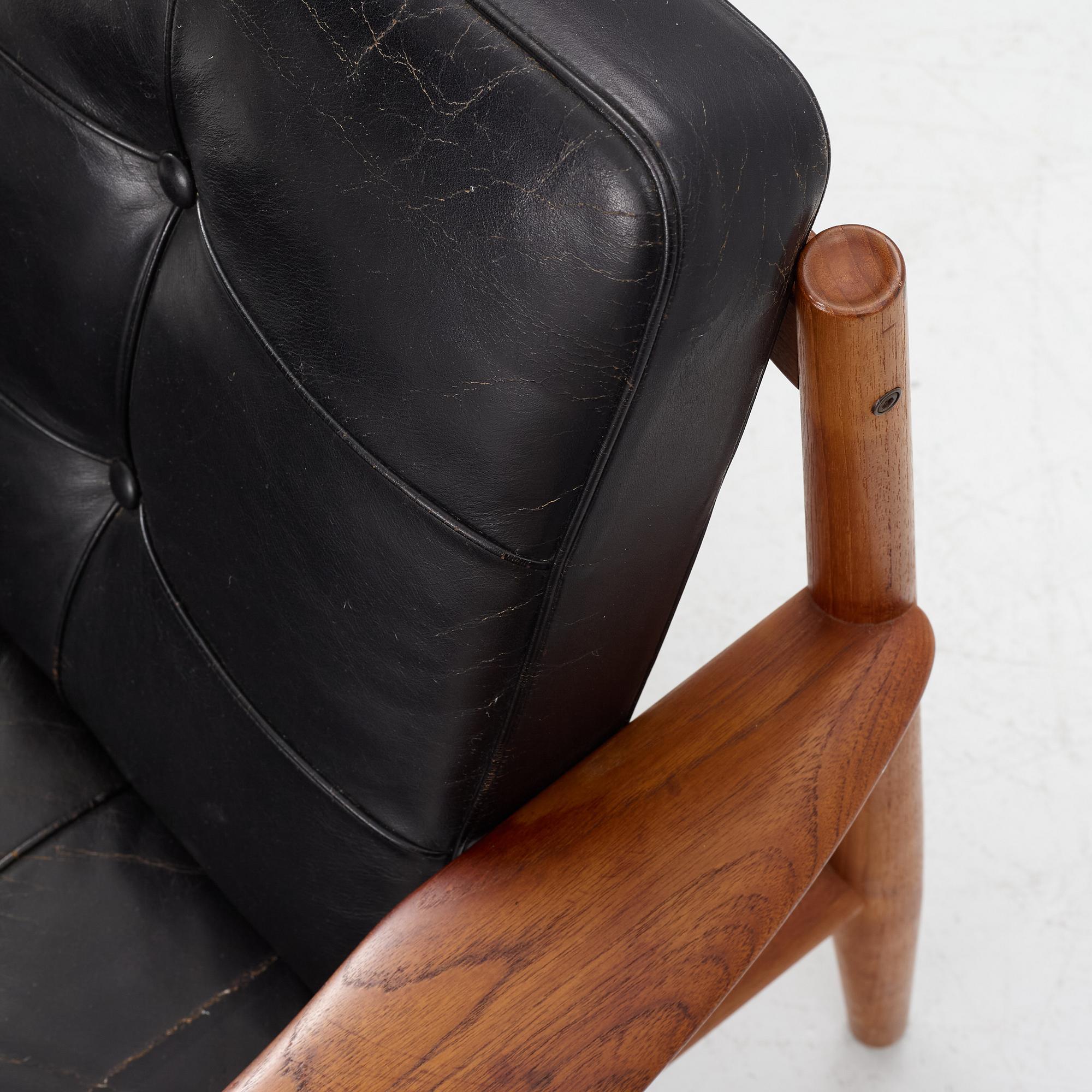 Grete Jalk, an armchair, France & Son, Denmark.