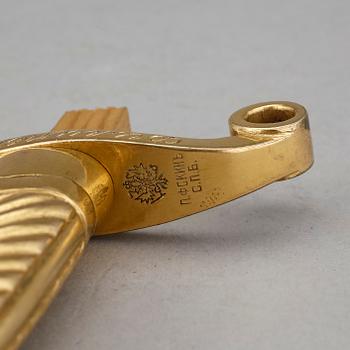 FÄSTE, för hederssabel, så kallad guldsabel, Ryssland, 1800-talets slut.