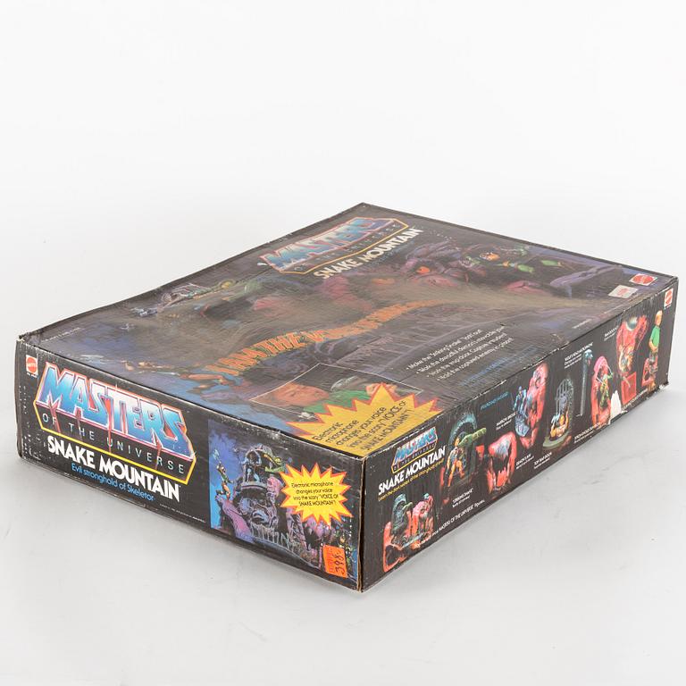 MASTERS OF THE UNIVERSE, Snake Mountain playset i förpackning, Mattel, 1983.