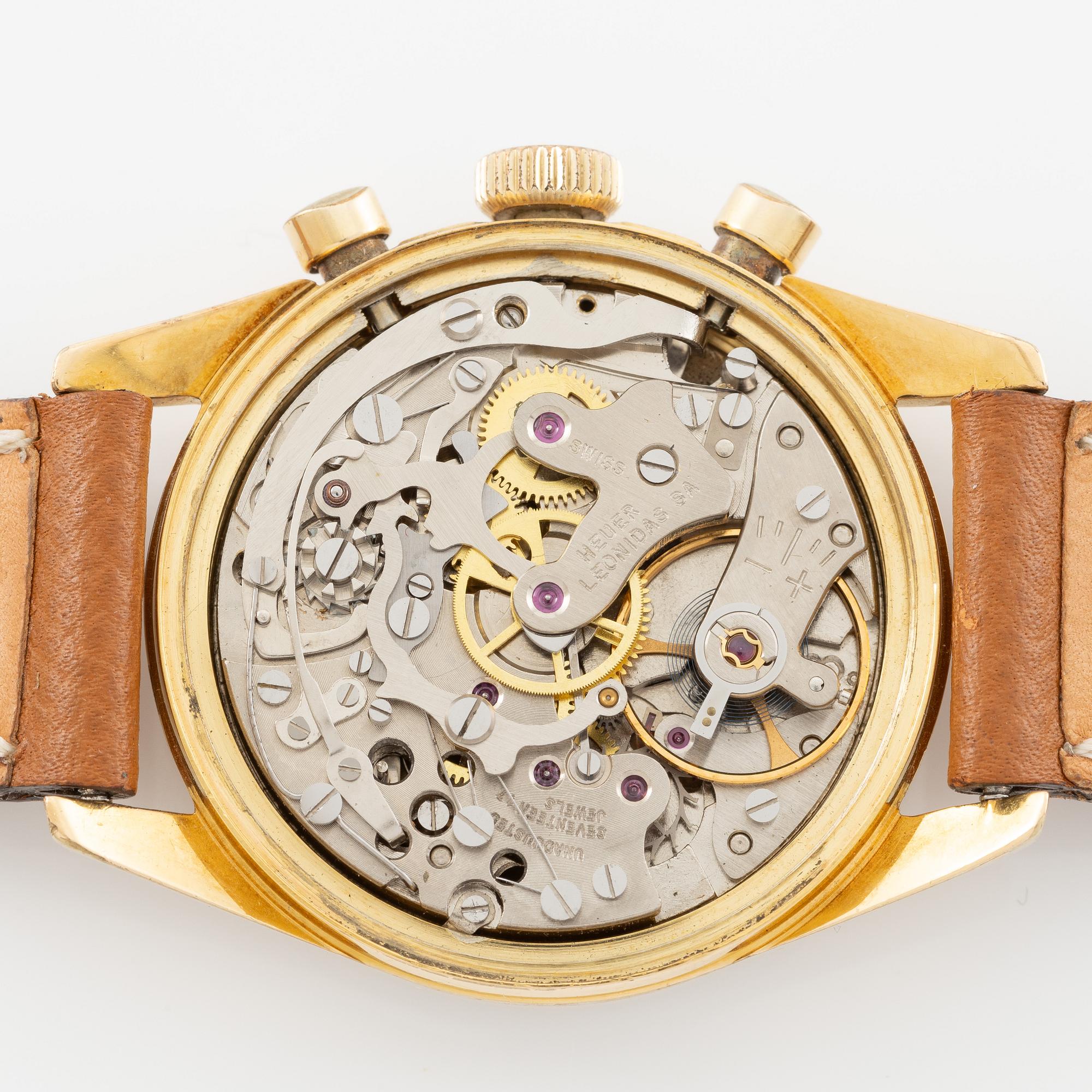 Heuer, Carrera 45, chronograph, ca 1965.