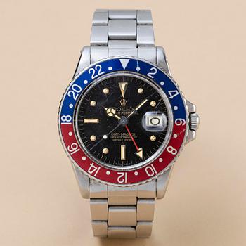 1076. Rolex, GMT-Master, "Nipple Dial", ca 1970.