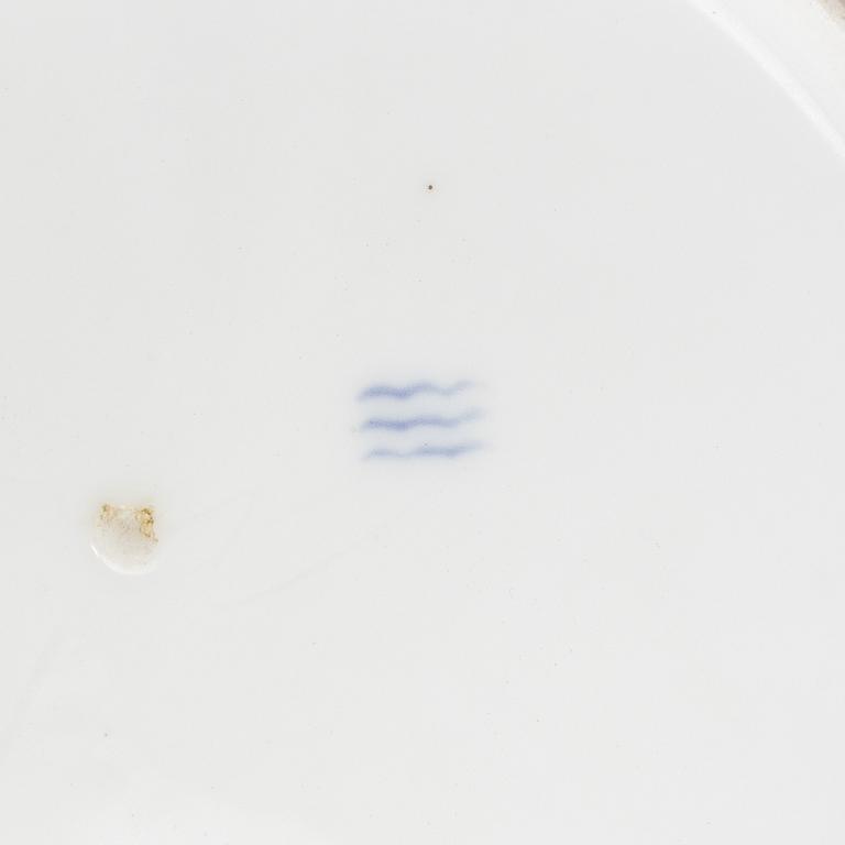 Royal Copenhagen, a set of 7 service pieces, Denmark, 1850-1890.