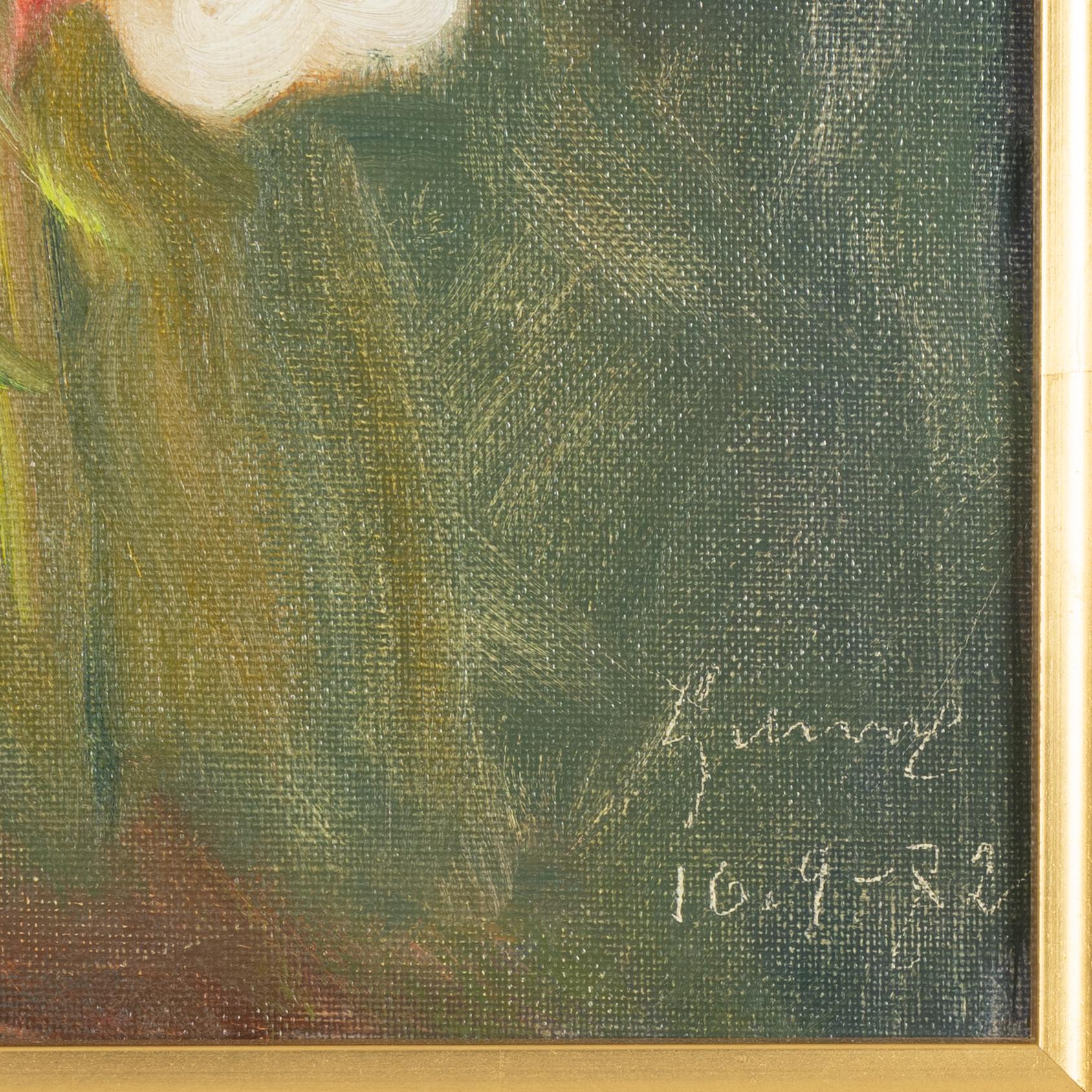Carl Gunne, oil on canvas, signed and dated 10/9-72.