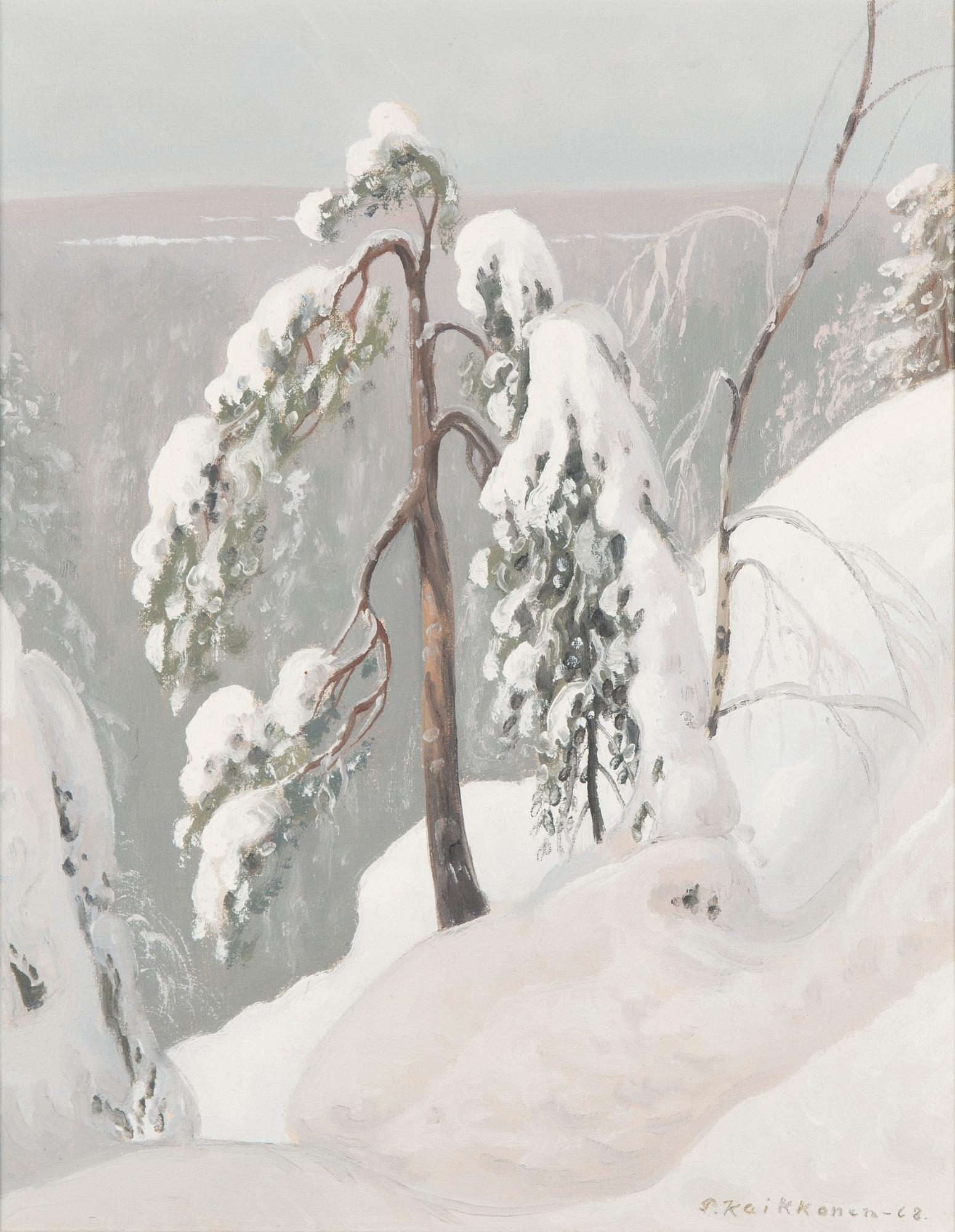 Paavo Kaikkonen, oil on canvas, signed and dated -68.