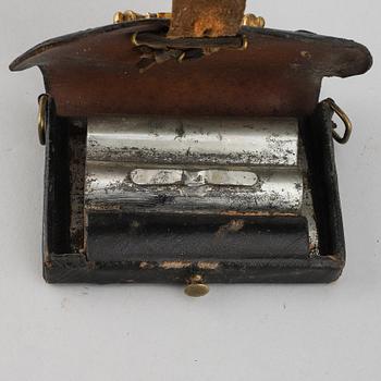 A 19th Century cartridge box.