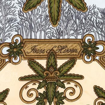 Hermès, scarf, "Joies d'Hiver".