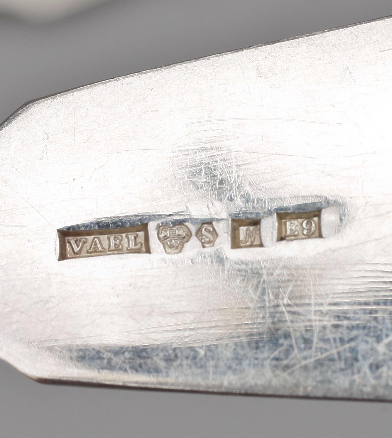 BESTICKSERVISDELAR, 102 st, silver, COP, Haparanda, 1900-tal. Totalvikt 4140 gram.