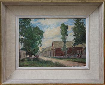 HERMAN HÄGG, olja på pannå, sign o dat 1959.