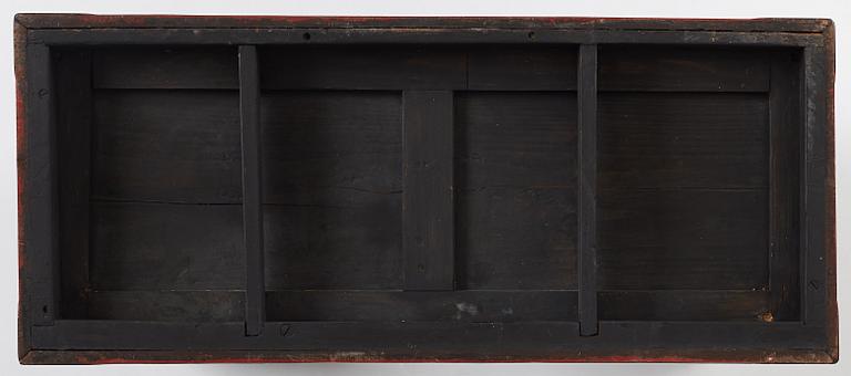 A lacquer display cabinet, late 19th Century.