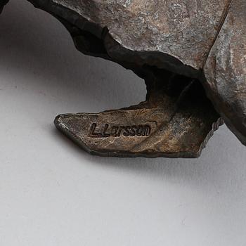 LARS LARSSON, skulptur, smide, signerad.