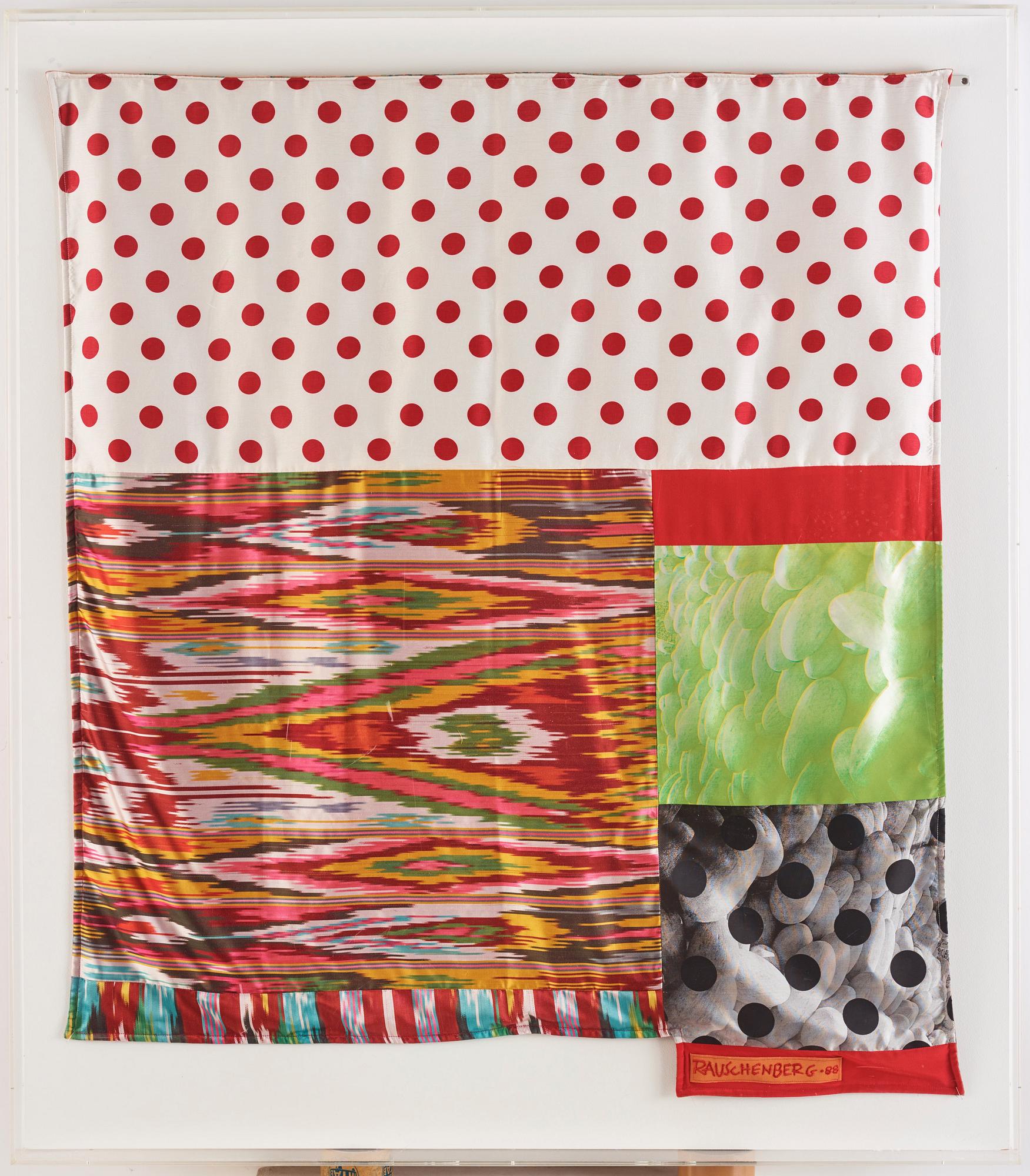 Robert Rauschenberg, "Samarkand Stitches VII".
