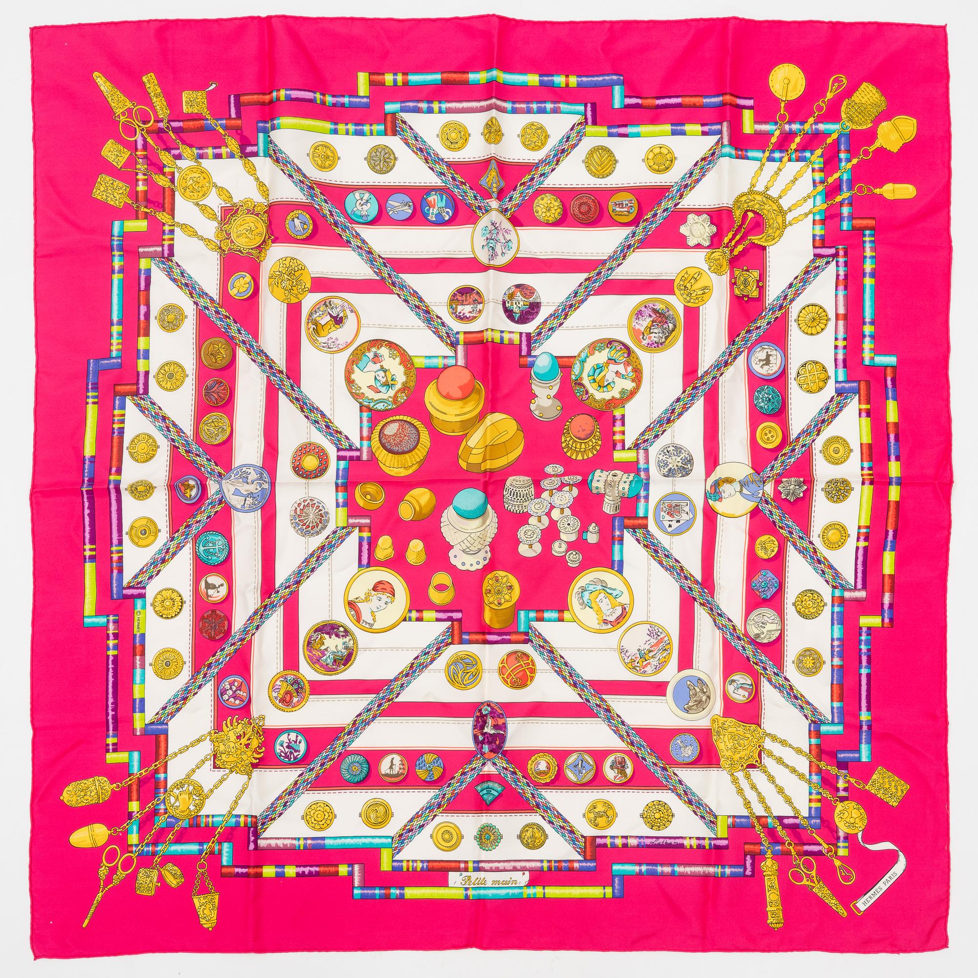 Hermès, scarf, "Petite Main".
