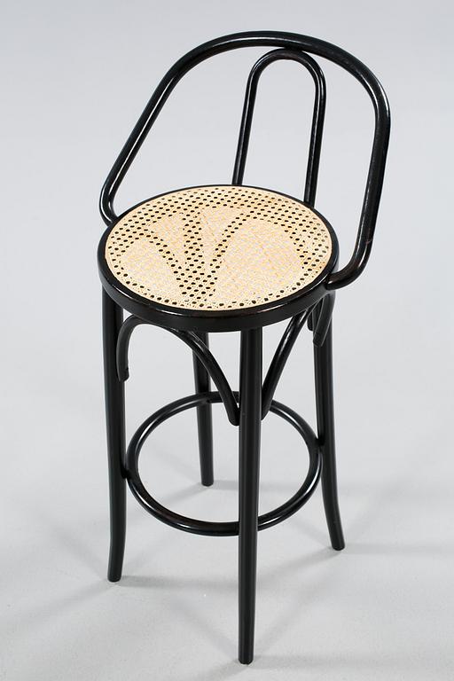 BARSTOLAR, 5 st, Thonet-typ, 1900-talets andra hälft.