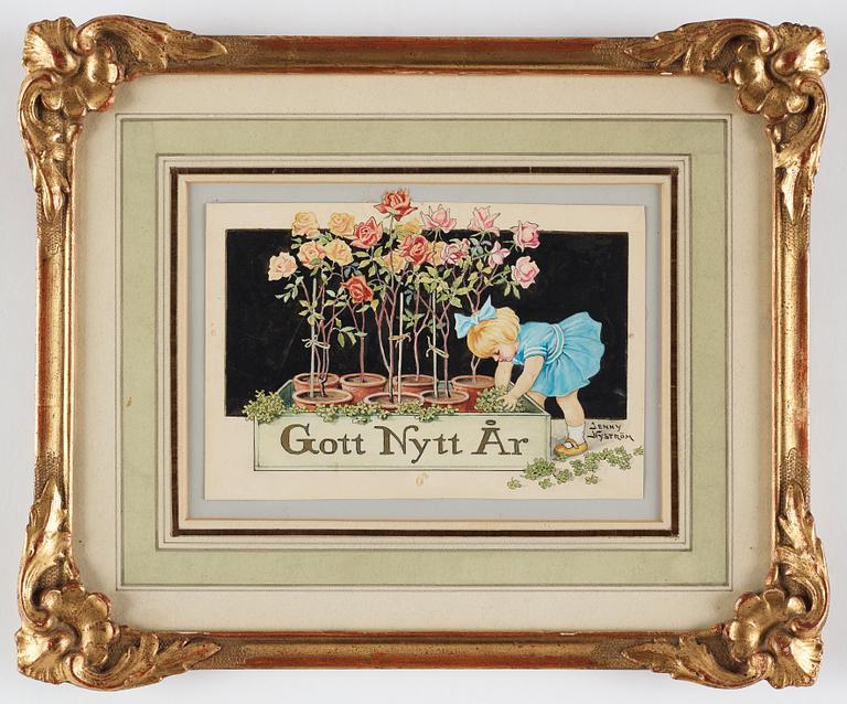 Jenny Nyström, "Gott Nytt År" (Happy New Year).