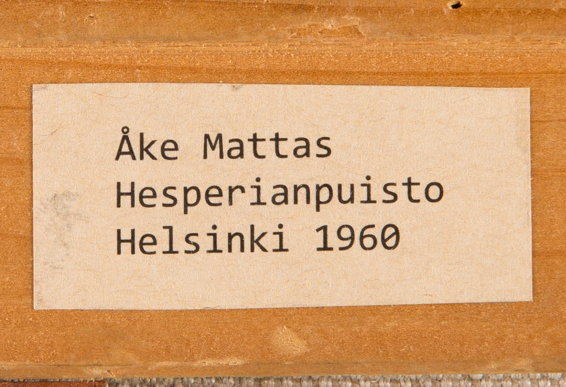 Åke Mattas, Hesperia Park.