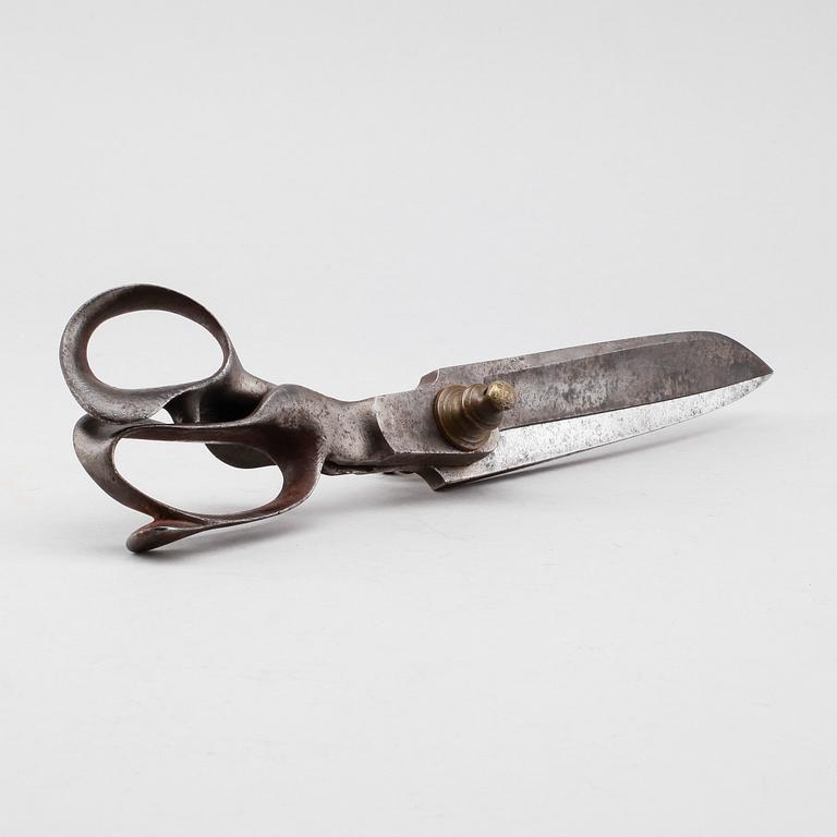 SKRÄDDARSAX, stål, C W Dahlgren, Eskilstuna, sent 1800-tal.