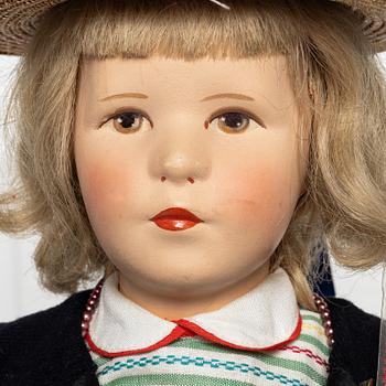 Dolls, two pieces, Käthe Kruse-like, likely Germany, 1930s/40s.