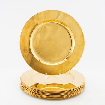 Dinner plates 12 pcs 20th century.