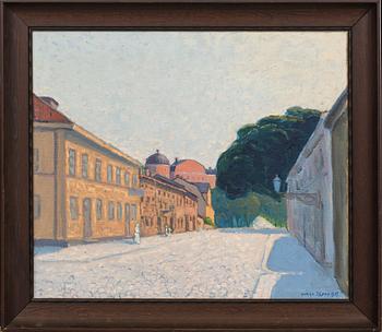 MANNE IHRAN, oil on canvas signed and dated 1915.