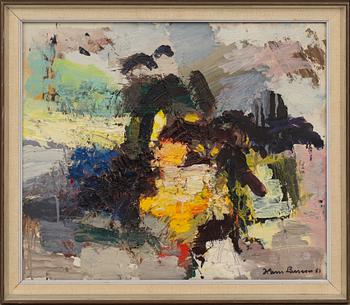 HANS LARSSON, oil on canvas, signed and dated -61.