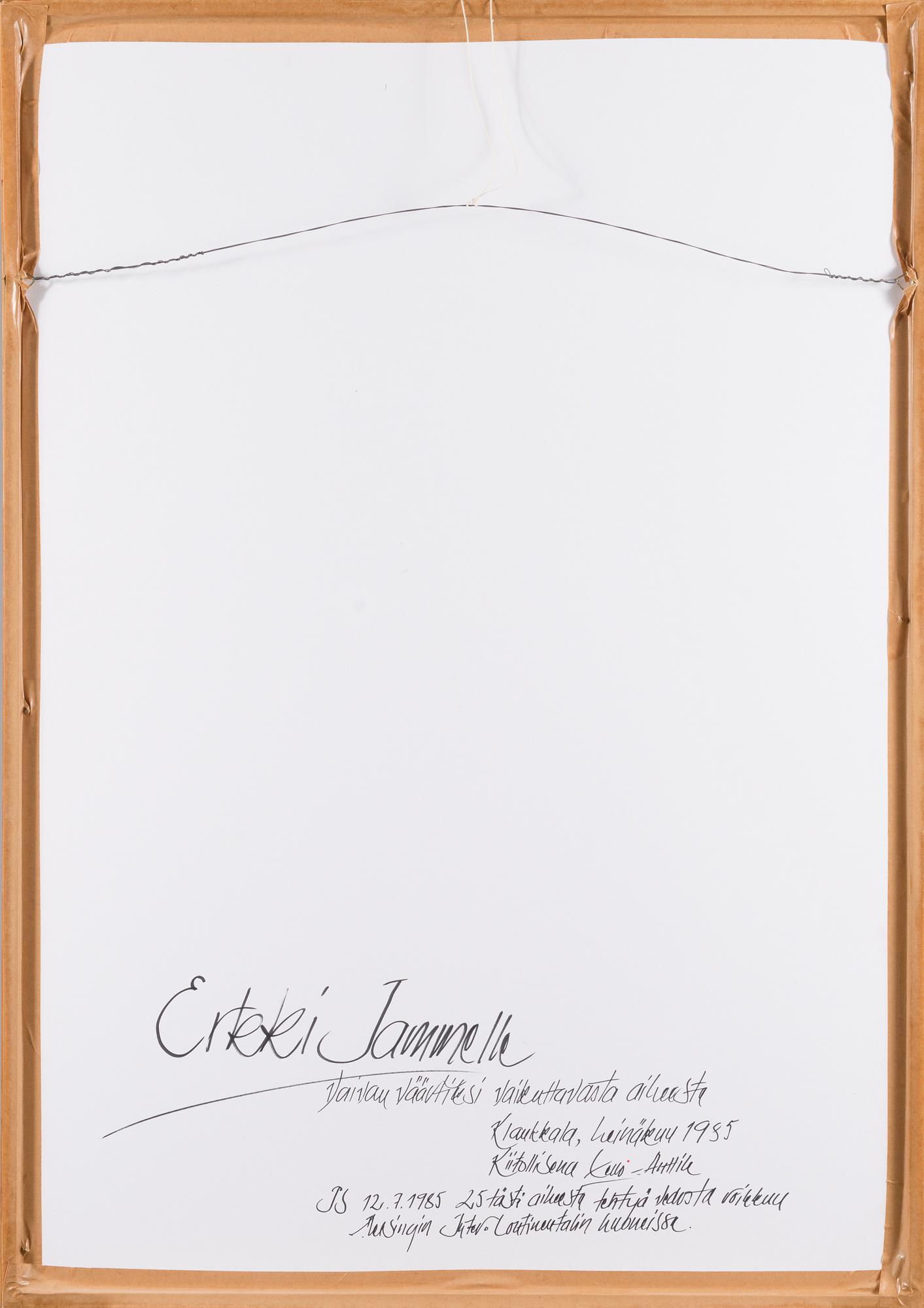 TELLO ANTTILA, print, 2 pieces, signed and dated -84.