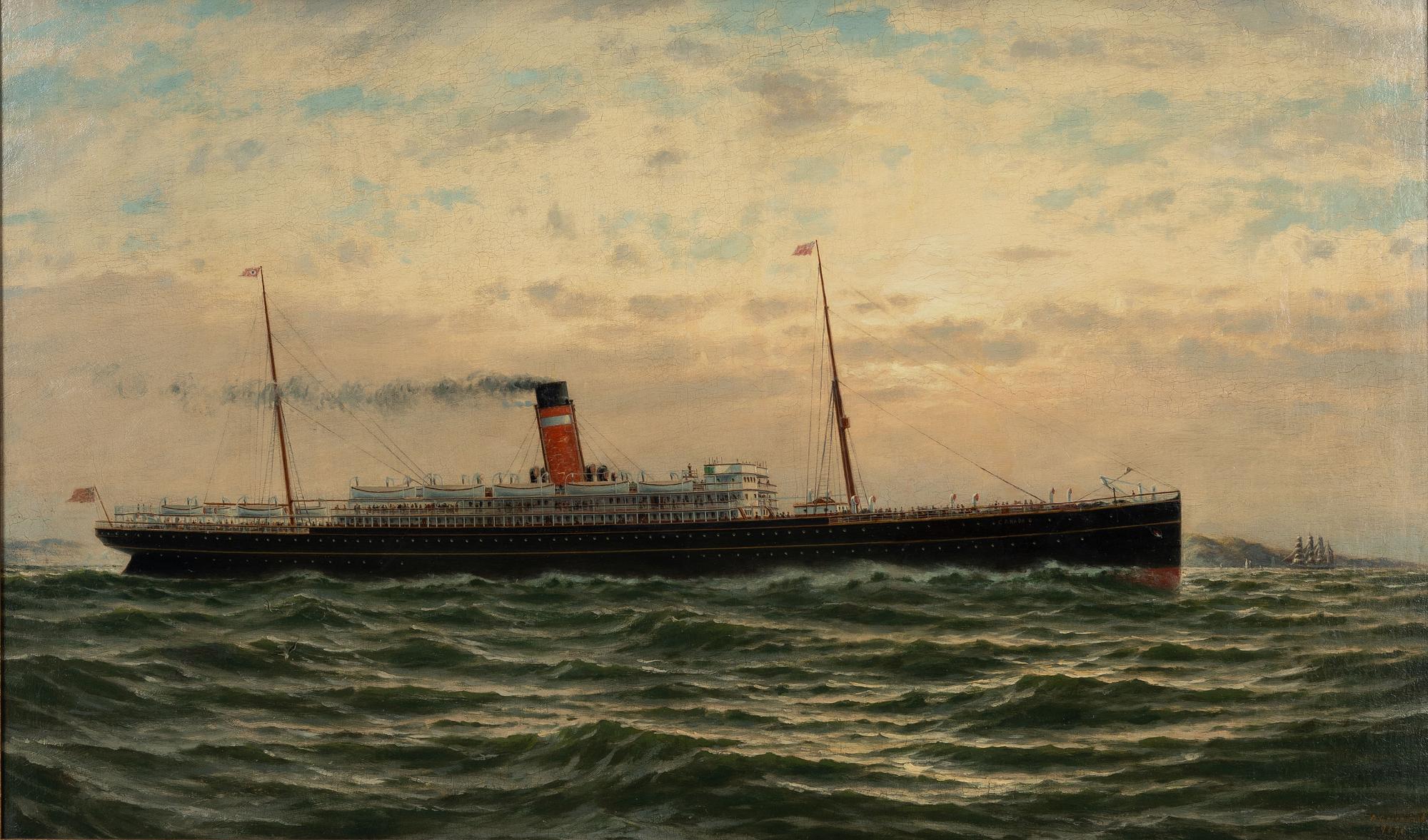 George Parker Greenwood, "SS Canada" of the Dominion Line.