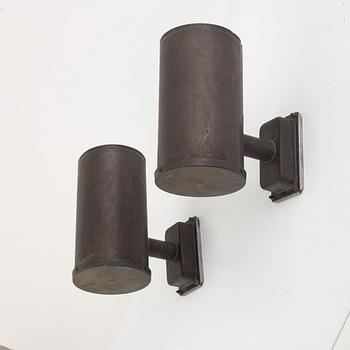 Holger Johansson, a pair of wall lamps, Westal.