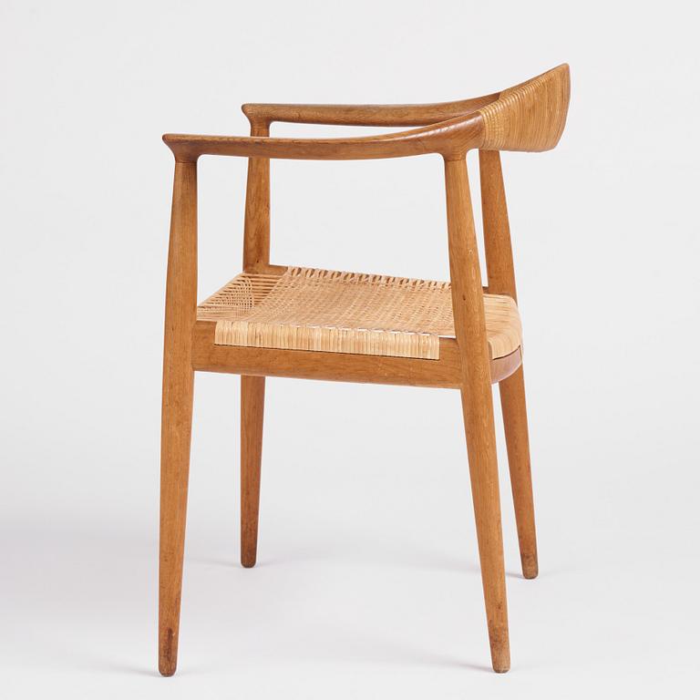 Hans J. Wegner, karmstol, "The Chair" modell "JH 501", Johannes Hansen, Danmark 1950-60-tal.