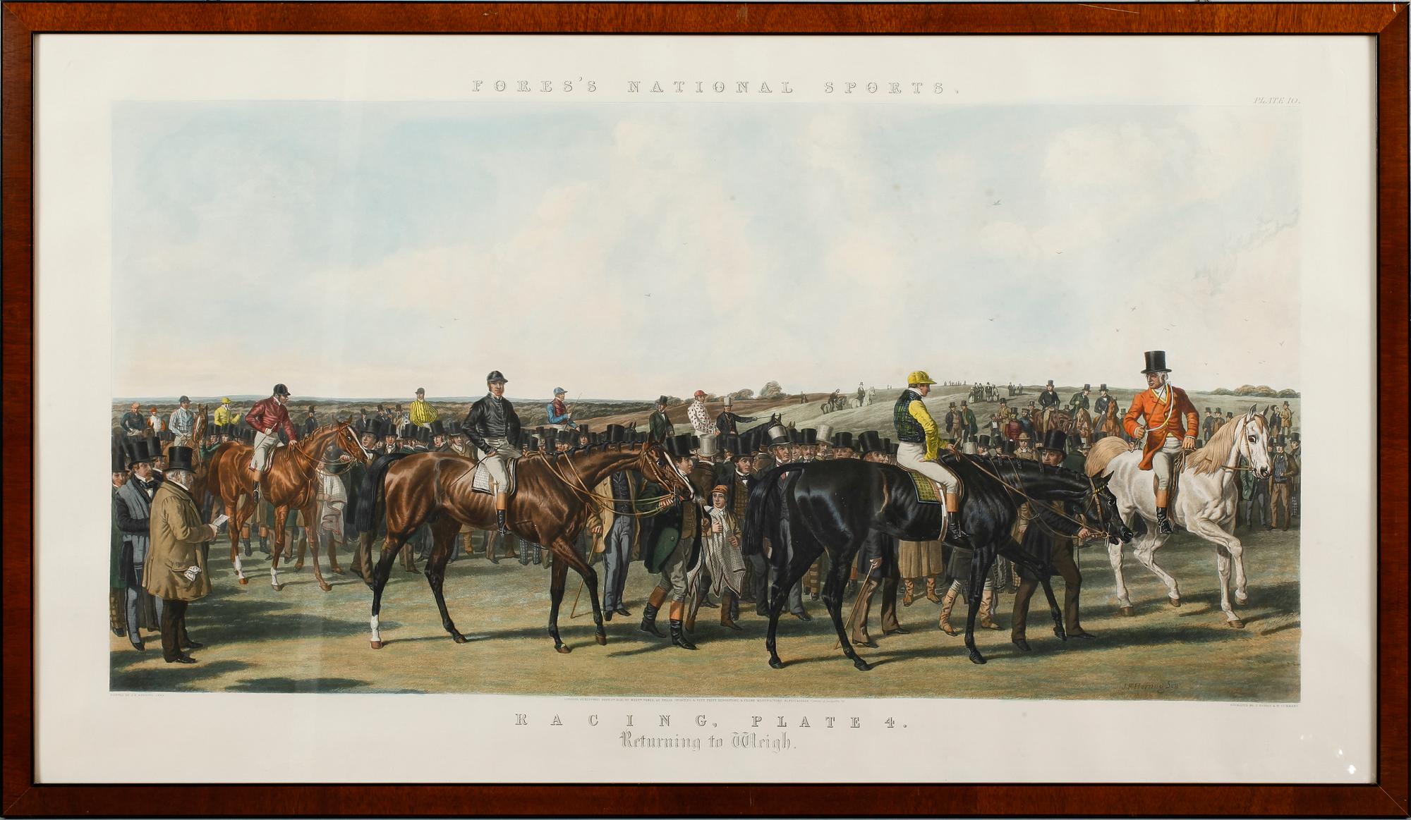 JOHN FREDERICK HERRING, SR, efter, gravyr, 1800-tal.