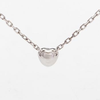Cartier, kaulakoru, "d'Amour", 18K valkokultaa ja briljanttihiottu timantti.