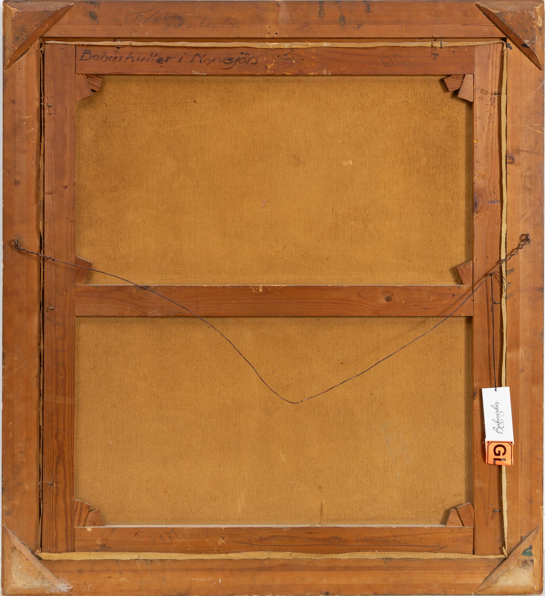 Alfred Collin, "Bohuskutter i Nordsjön".