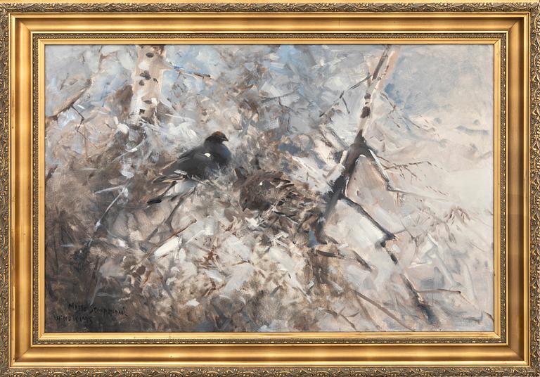 Mosse Stoopendaal, oil on canvas signed and dated 1945.