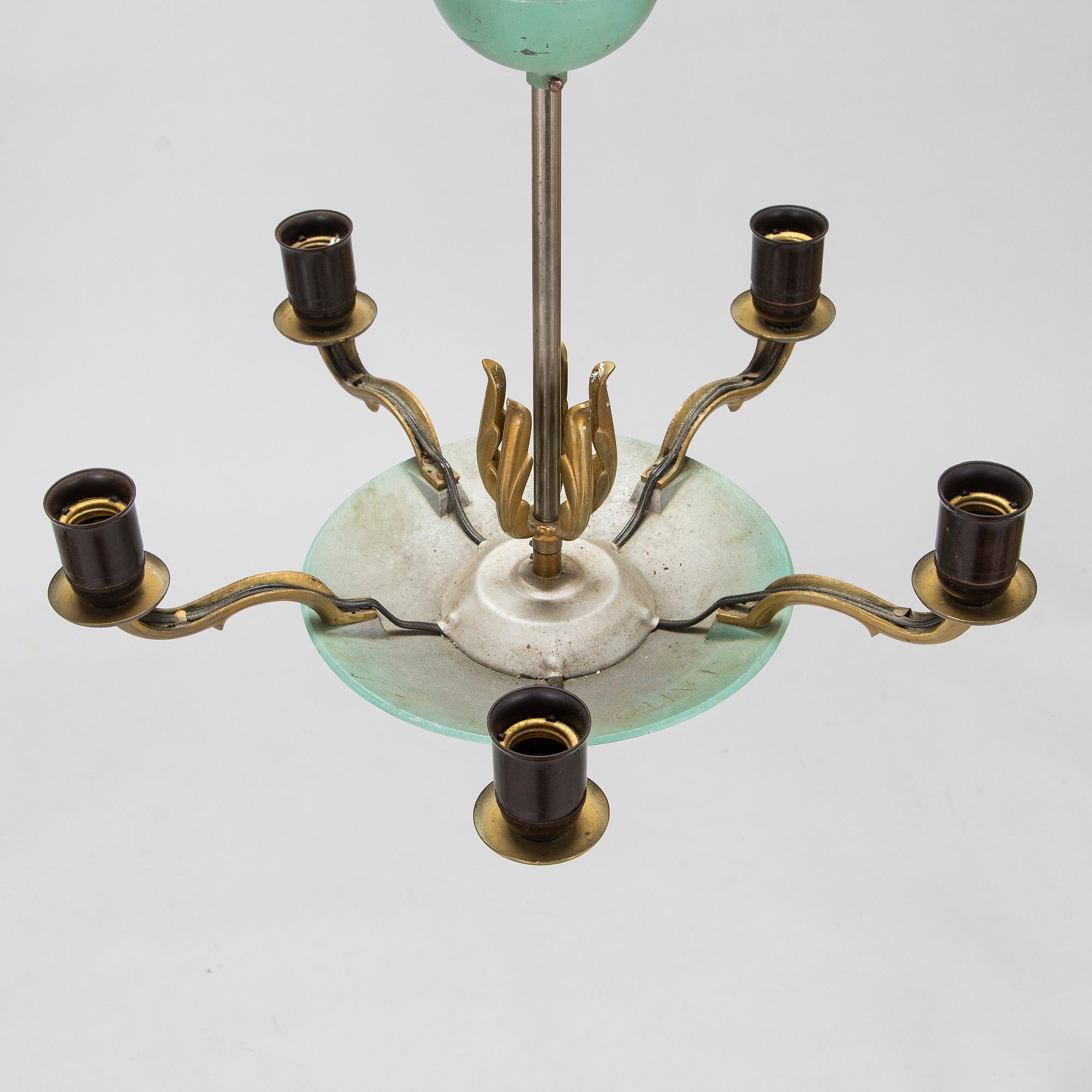 Paavo Tynell, a 1930's '1374' chandelier for Taito.