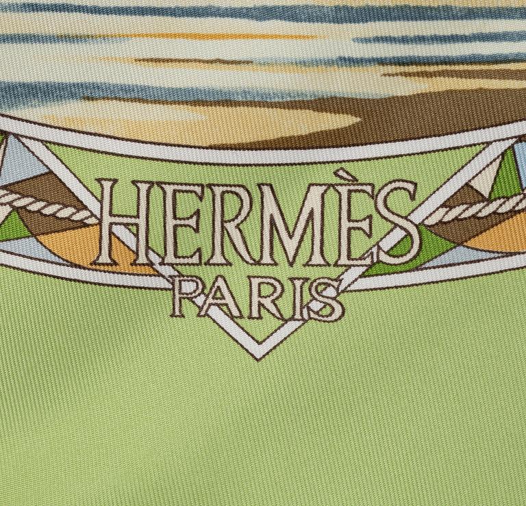 Hermès, scarf, "Frégates Magnifiques".