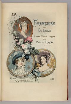 BÖCKER AV OCTAVE UZANNE, 8 vol, bla "Les Modes de Paris", Paris 1898.