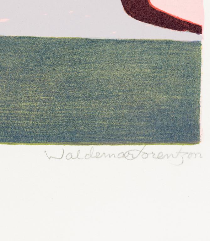 WALDEMAR LORENTZON, lithograph in colours, signed and numbered 241/360.
