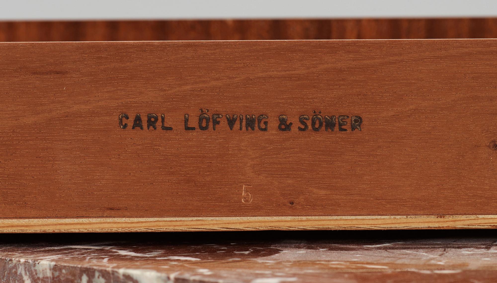 BYRÅ, gustaviansk stil, Carl Löfving & Söner, 1900-talets första hälft.