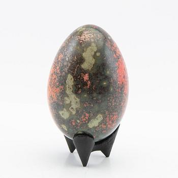 Hans Hedberg, skulptur, fajans, ägg, Biot, Frankrike.