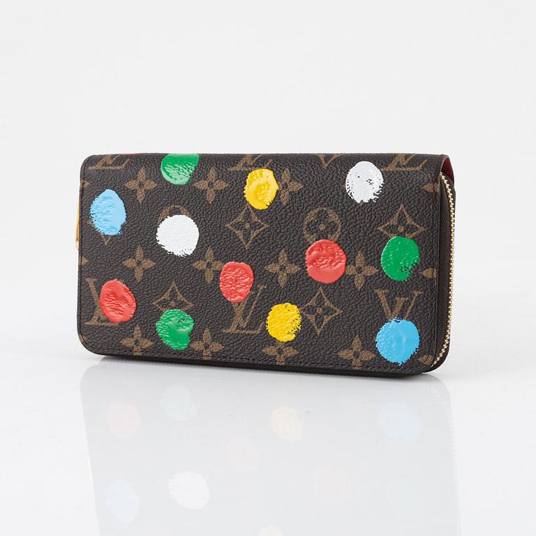 Louis Vuitton X Yayoi Kusama, plånbok, "Zippy Wallet". 2023.