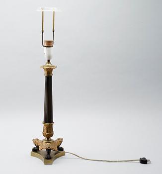 BORDSLAMPA, empirestil, 1800-talets andra hälft.