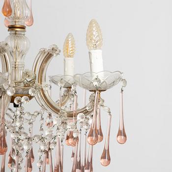 A chandelier, probably Italy, second half of the 20th century.