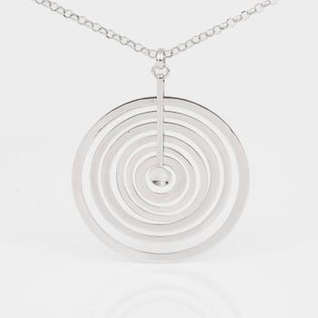 HALSSMYCKE, Tapio Wirkkala, "Silver Moon", sterlingsilver, Kultakeskus Oy, nytillverkning mellan 2000-2003.