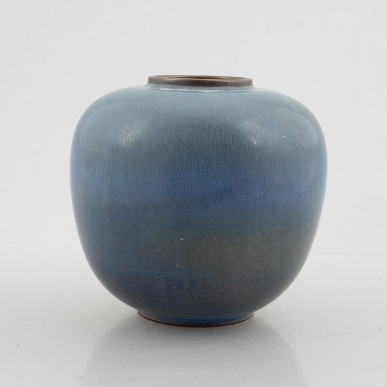 Bernt Friberg, vas, stengods, Gustavsbergs studio, 1954.